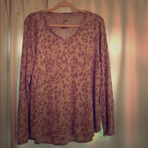 Soft leopard top